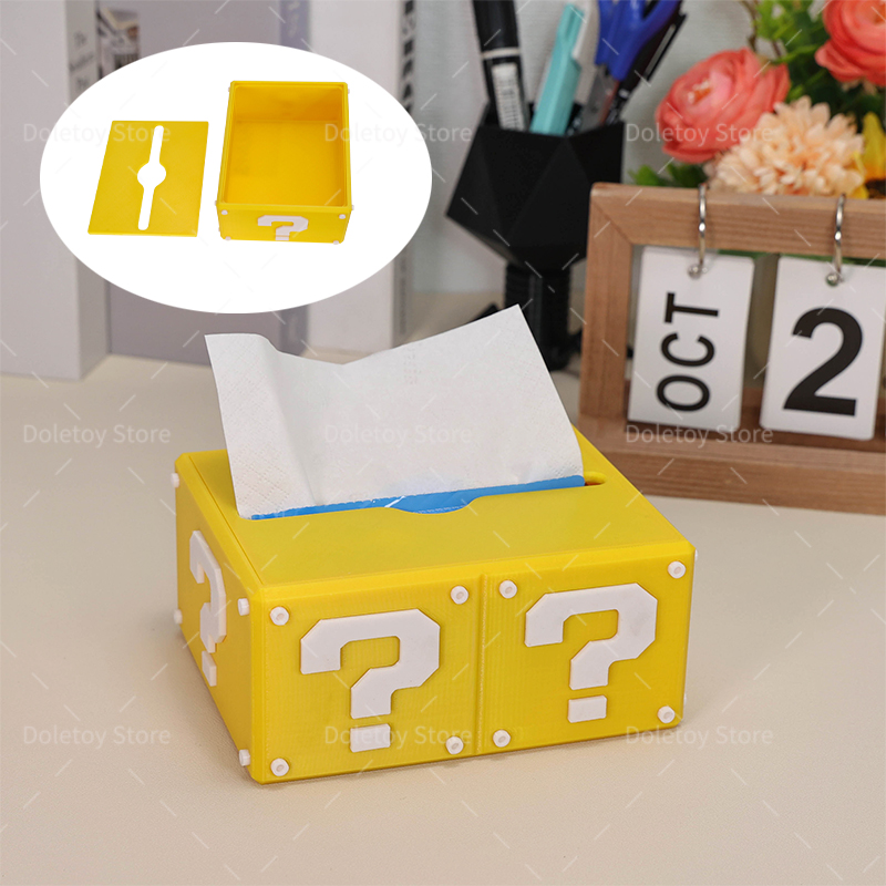 3D Printing Question - Question Mark Block Tissue Box 3D