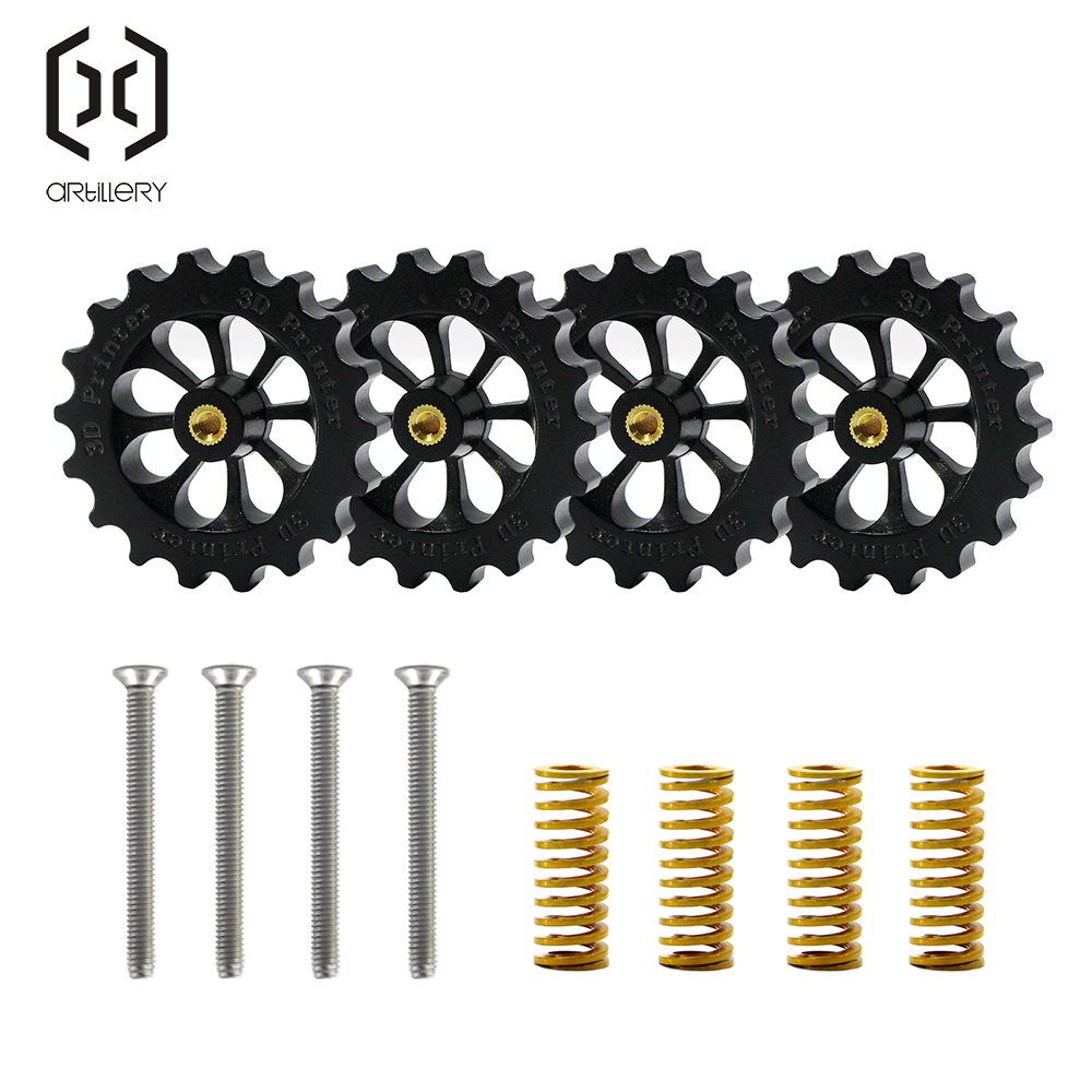 3D Printer Bed Spring - 4PCS Heated Bed Spring Leveling Kit