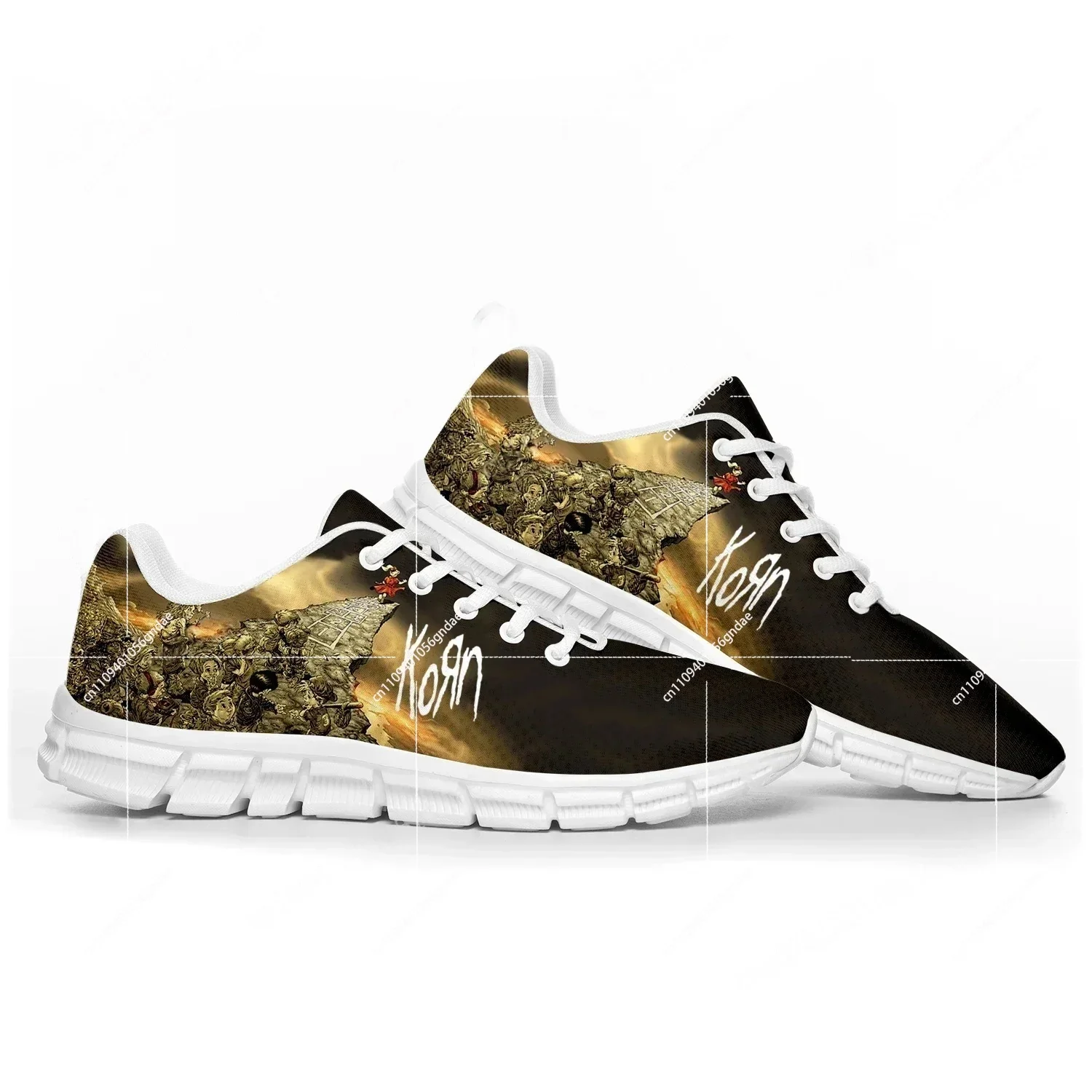 3D Printing Rock - Korn Rock Band Sports Shoes Mens