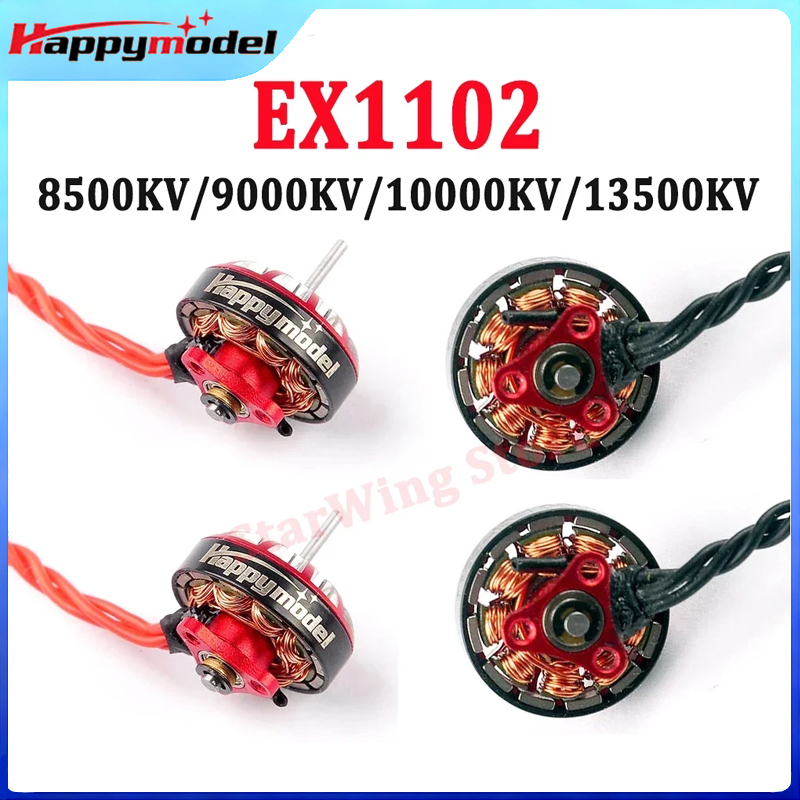 3D Printing Drone - 4PCS HappyModel EX1102 Brushless Motor Set