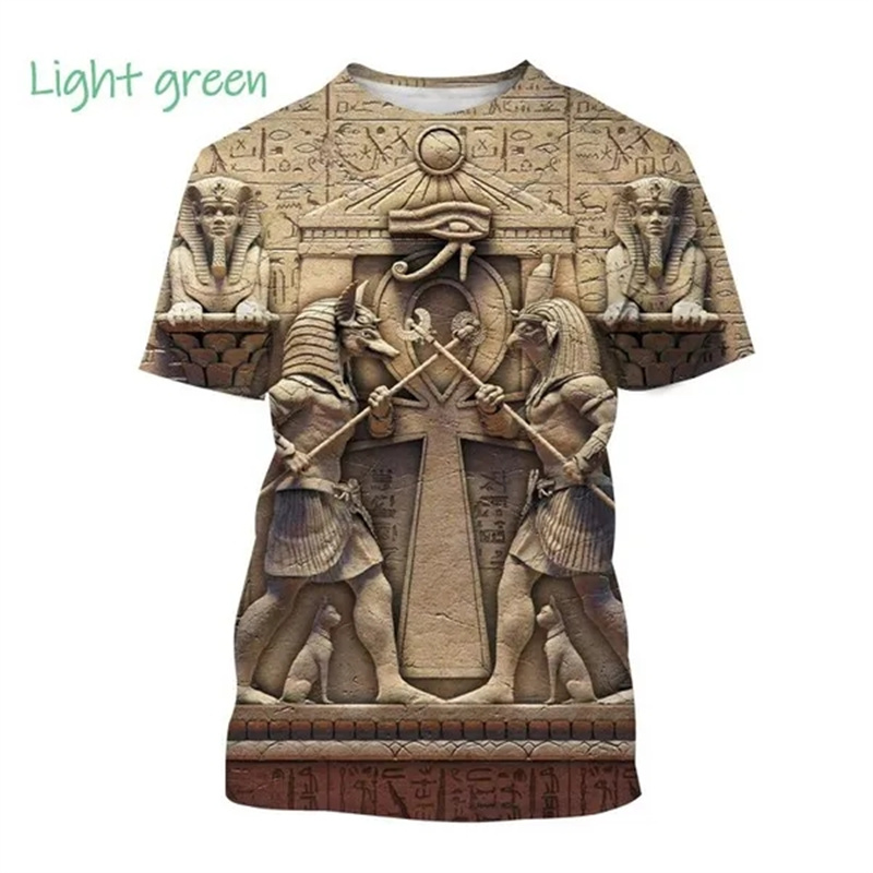 Summer New Pharaoh 3D Print T- - 3D Printing Online avaliação e preço