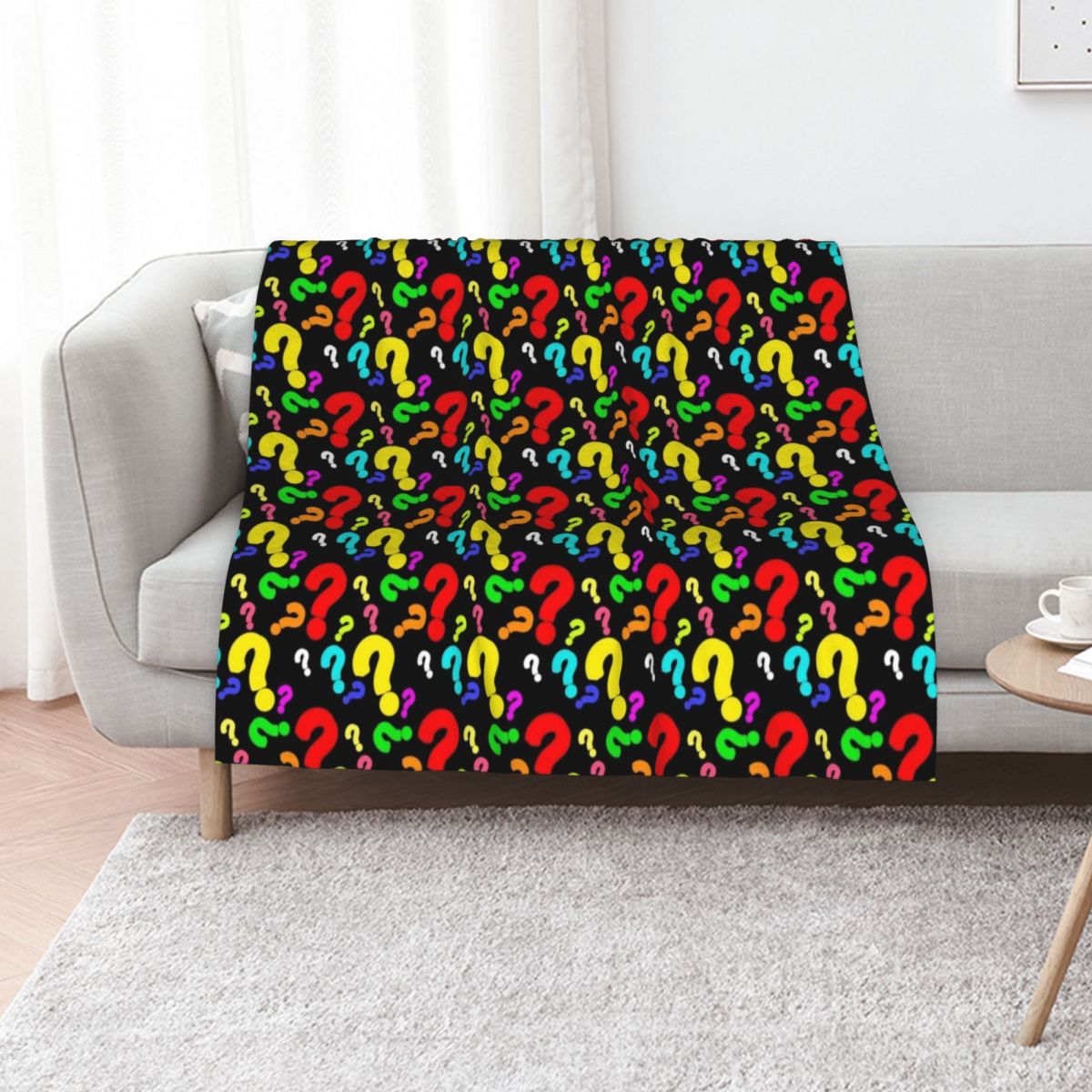 Colorful Question Mark Pattern - 3D Printing Question avaliação e preço