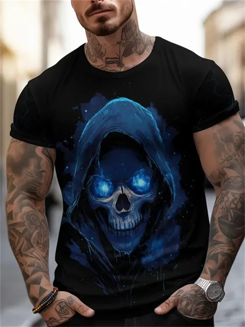 Men's Black Skull Question Mar - 3D Printing Question avaliação e preço