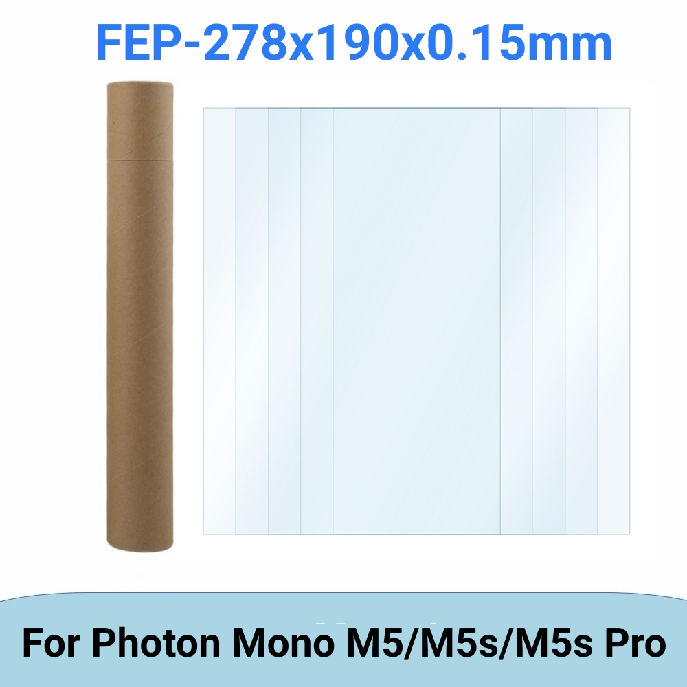 5 Pcs FEP Film 10.1 Inch 278*1 - 3D Printing Workshop avaliação e preço