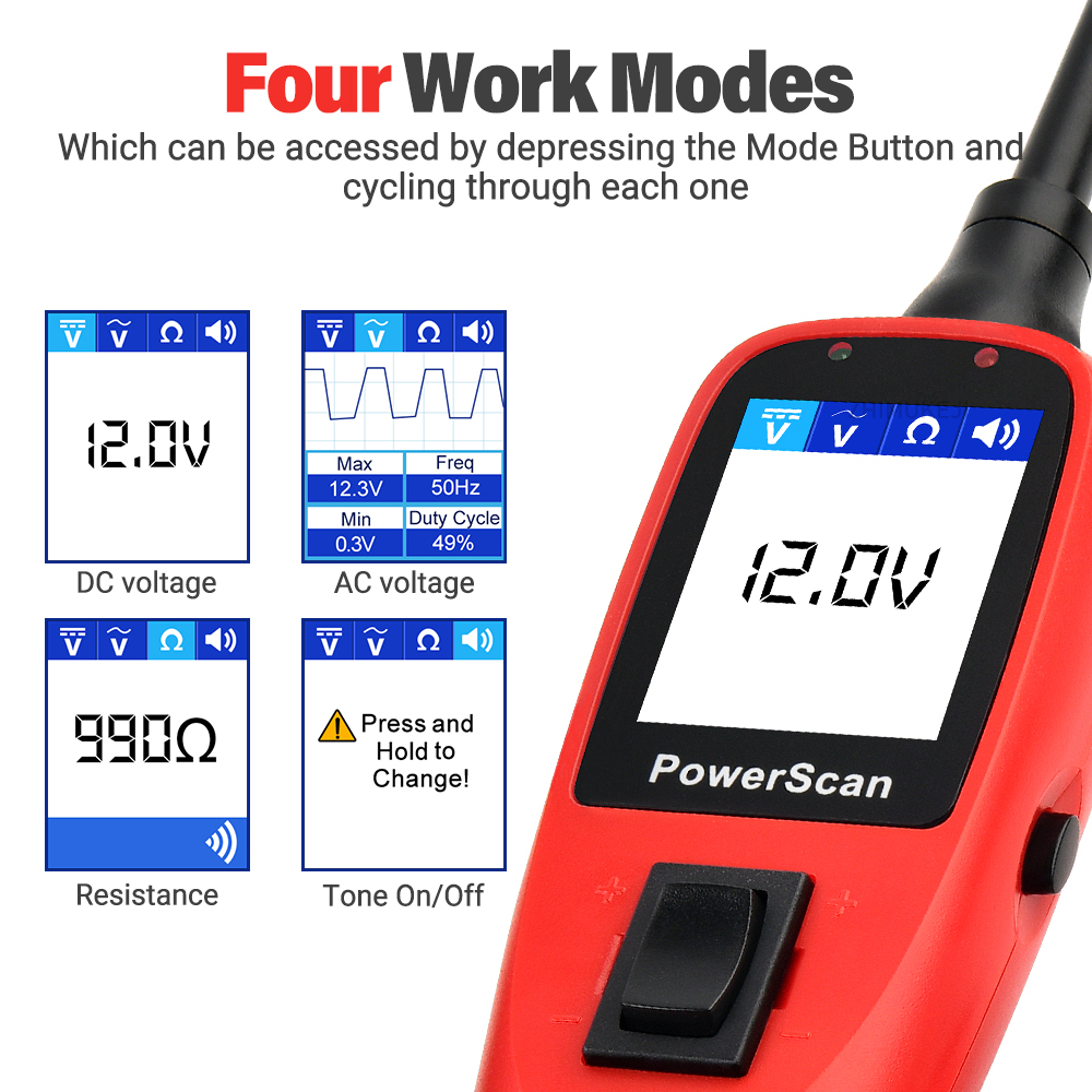 Autel PowerScan PS100 12V 24V  - 3D Printing Online avaliação e preço