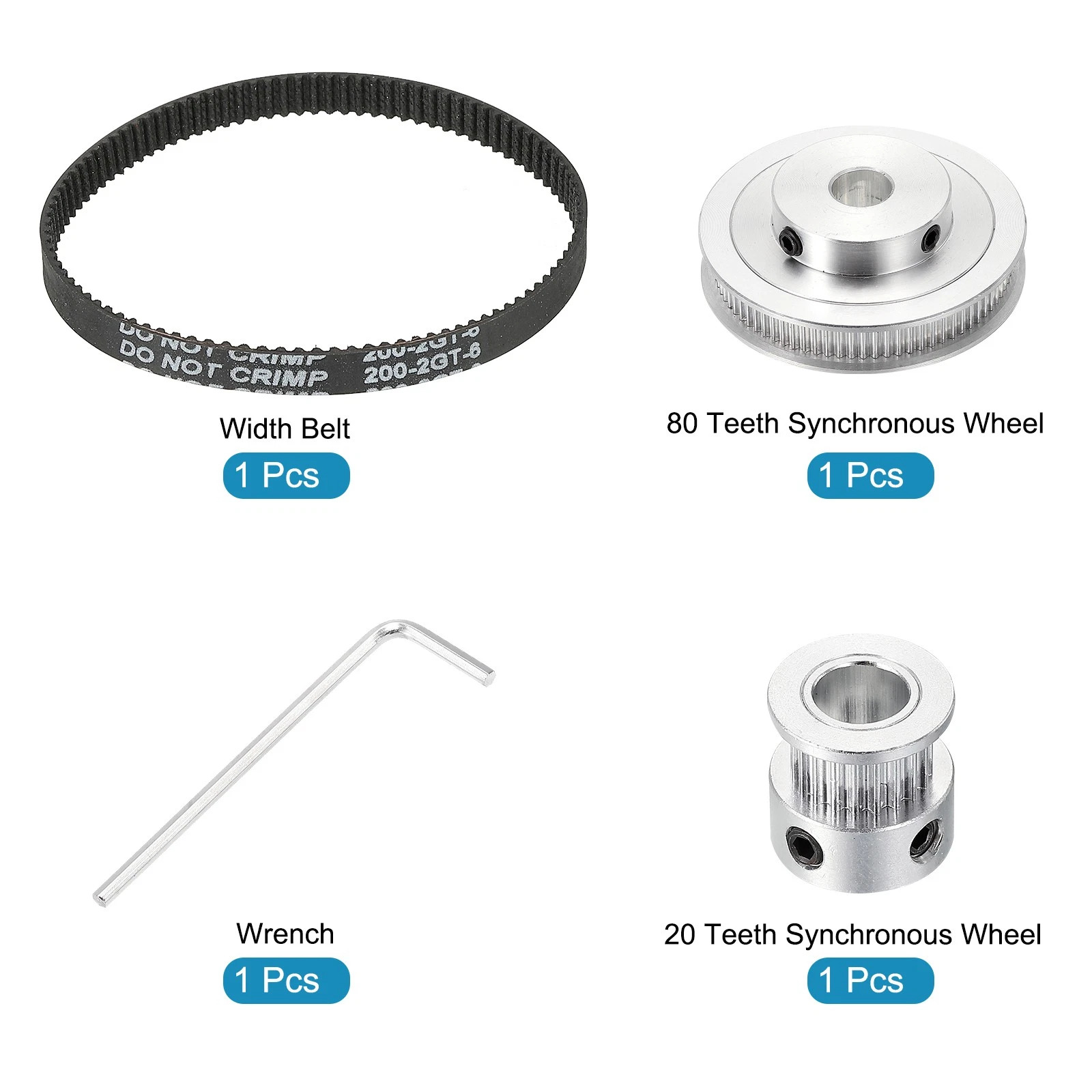 Timing Pulley 20&80 Teeth 8mm& - Timing Belt avaliação e preço