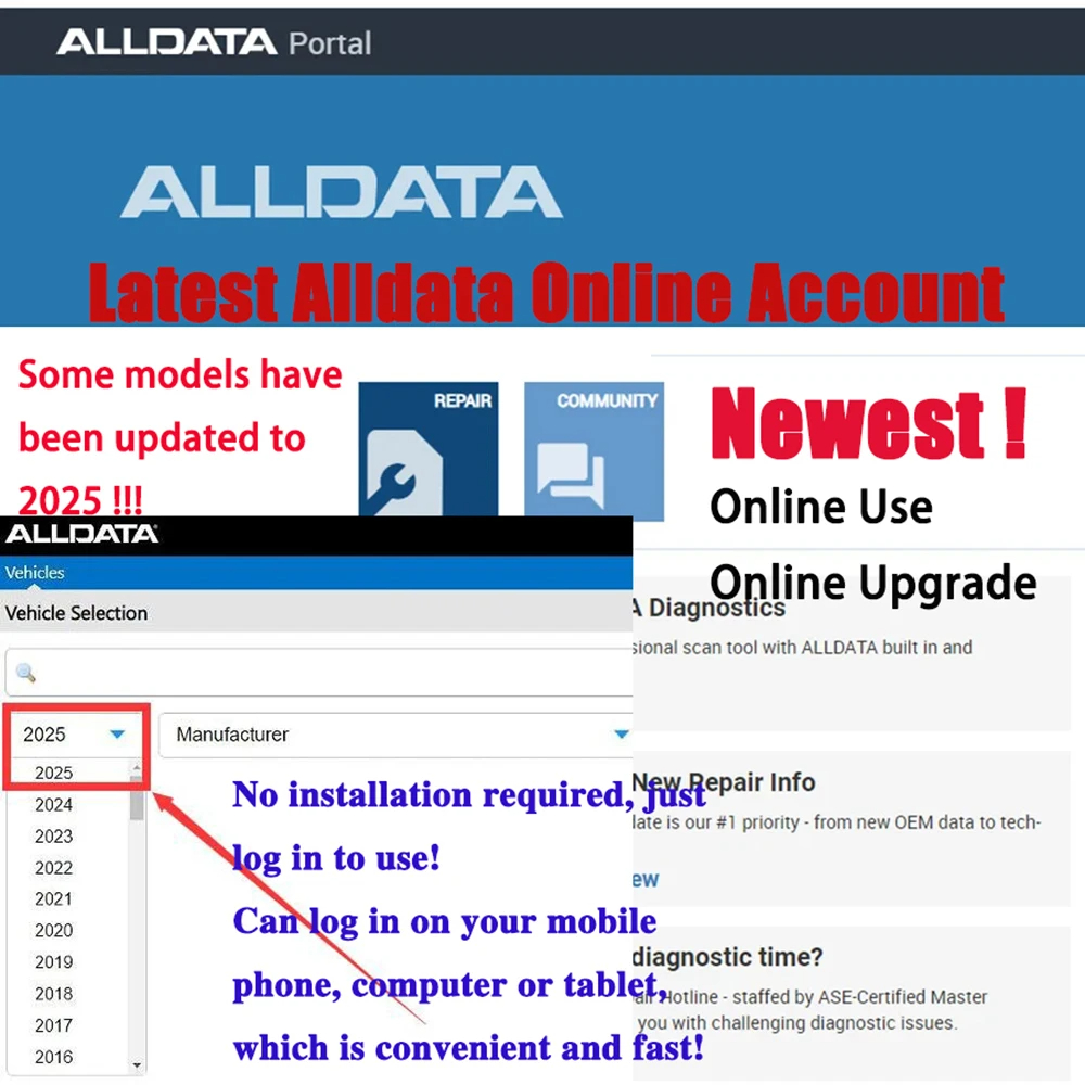 2027 Alldata CAR Data Newest O - 3D Printing Online avaliação e preço